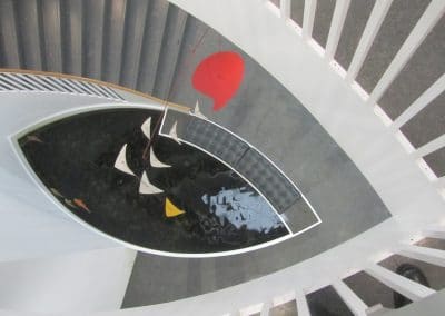 Calder in the Stairwell at MCA
