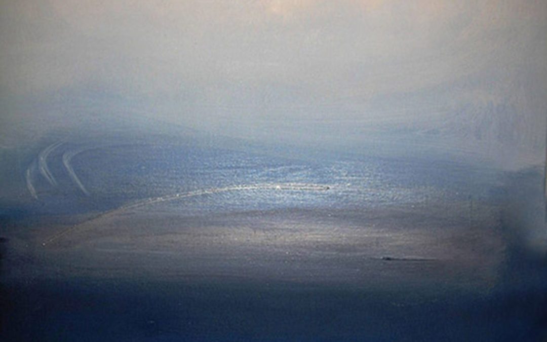 Deep Waters, acrylic on canvas, 30″ x 40″