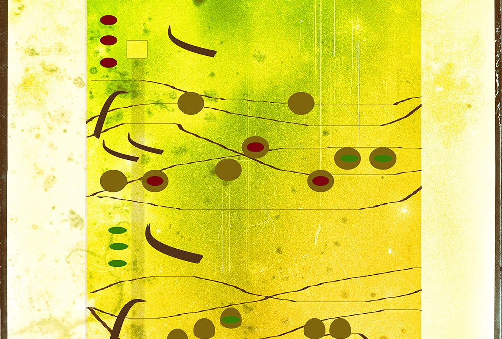Jazz 5, digital painting on canvas, 24″ x 36″