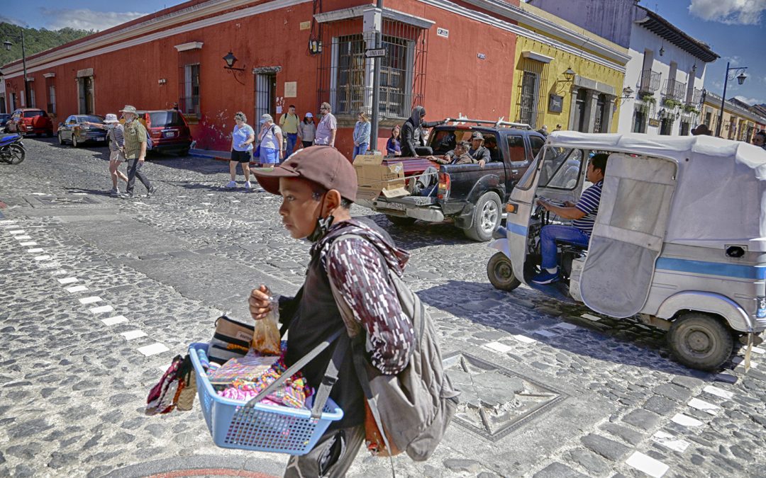Street Alchemy: Antigua, Guatemala, digital photograph, 16″ x 24″