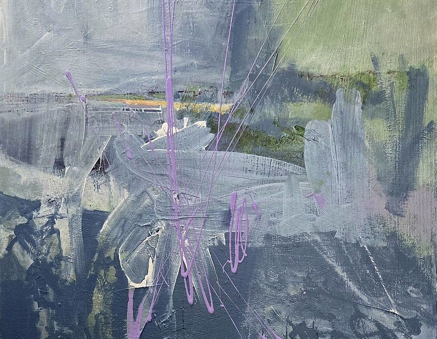 Confluence, acrylic on canvas, 30″ x 40″