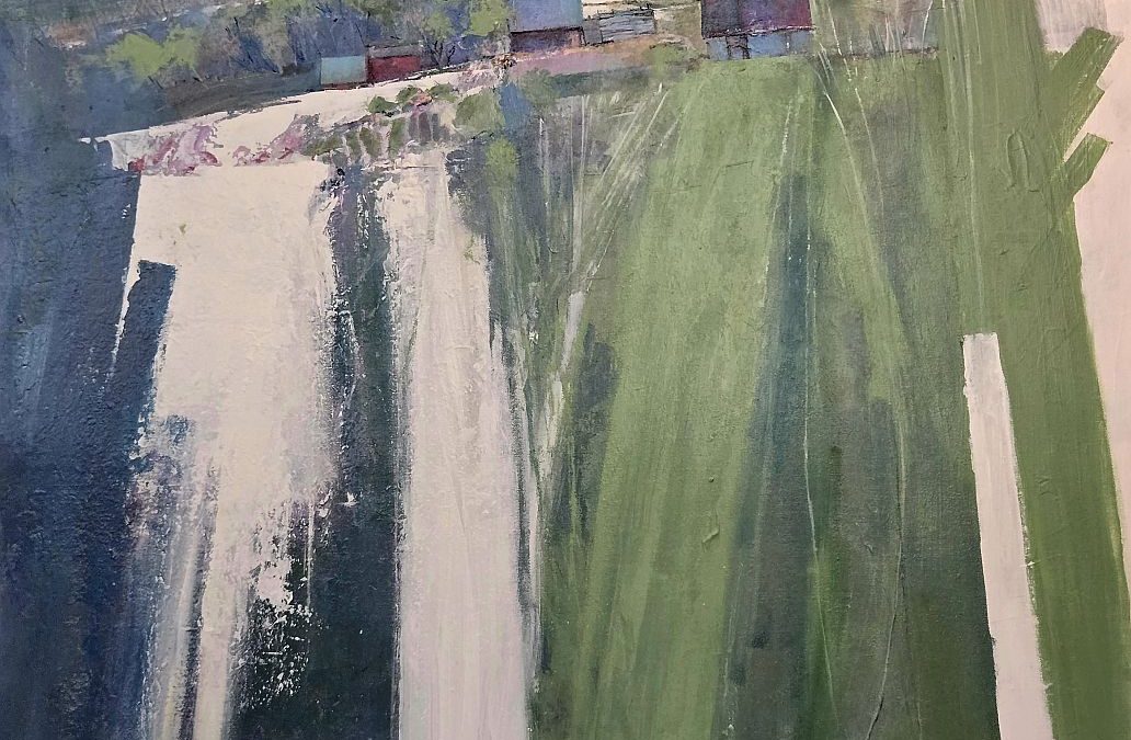 Hinterlands, acrylic on canvas, 36″ x 36″