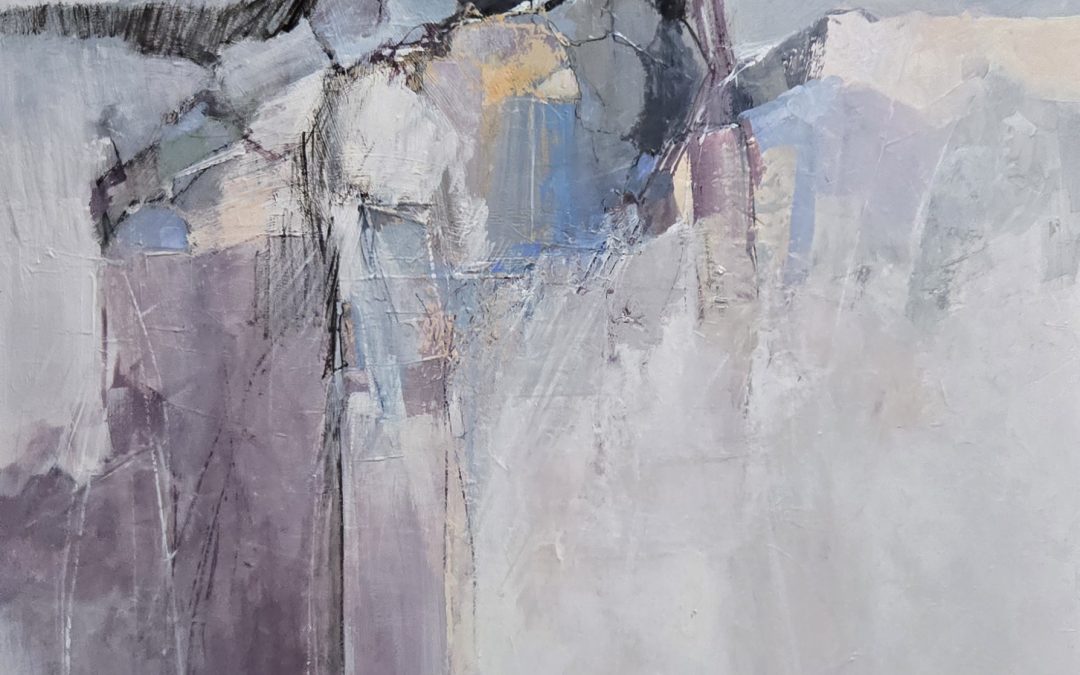 Rough Going, acrylic on canvas, 36″ x 36″